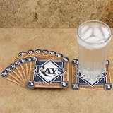 MLB Tampa Bay Rays 8-Pack Absorbent PaperKraft Coasters