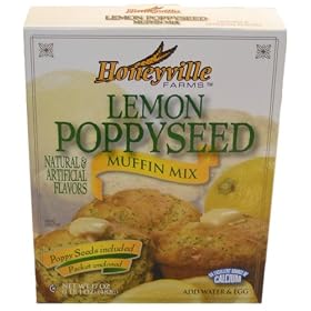 Lemon Poppyseed Muffin Mix - 12 Box Case by Honeyville Farms