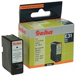Geha Tintenpatrone E31 kompatibel mit Epson Hersteller Nr. T050140 schwarz