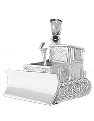 Clevereves 14K White Gold Pendant Construction Themed 8.5 - Gram(s)
