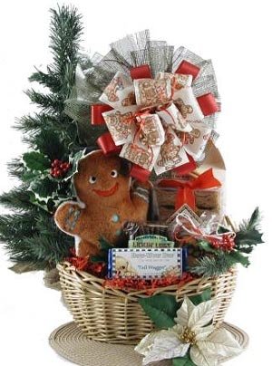 Gingerbread Holiday HANUKKAH Dog Gift Basket