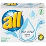 All Powder Laundry Detergent, Free Clear Allergen Fighter, 40-Load Box (Pack of 4)