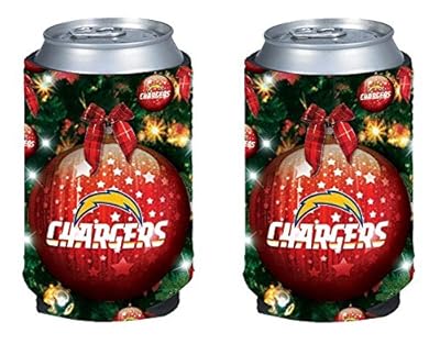 NFL Football 2015 Christmas Ugly Party Can Kaddy Holder Cooler 2-Pack