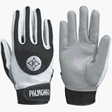 Grey Receiver / Running Grip-Tack Adult Gloves from Palmgard  - 1 Pair
