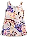 LTP by Les Tout Petites - Girls Tank Style Sun Dress, Lt. Blue/Multi
