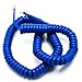 Telephone Cord Handset Curly - Tough Long Lasting And Resilient - Phone Color Classic Blue 25ft - 2 Year Replacement Warranty - Works on virtually all Trimline Phones and Princess Telephones - Also Available in 15ft Cord Lengths - Landline Telephone Accessory - TM iSoHo Phones
