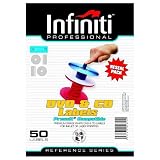 Infiniti A4 Blank White CD Label (50)