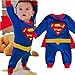 Baby Superman Jumpsuit With Removable Cape