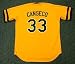 JOSE CANSECO Oakland Athletics Majestic Cooperstown Throwback Baseball Jersey, 2XL