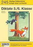 Produkt-Bild: Deutsch - Diktate. Diktate 5./6. Klasse. H&auml;ufige Fehlerw&ouml;rter