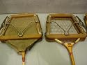 Collection 3 Vintage 1949 Badminton Dunlap and Slazenger Rackets