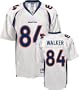 Javon Walker Jersey: Reebok White Replica #84 Denver Broncos Jersey - XX-Large
