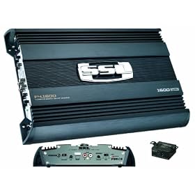 SSL F4.1600 FORCE 1600W, 4 Channel MOSFET Amplifier with Remote Subwoofer Level Control by Ssl