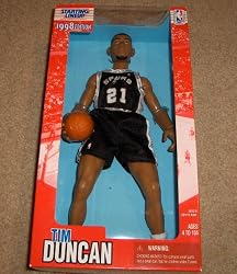 1998 Tim Duncan 12 Inch Fully Poseable NBA Starting Lineup Figure