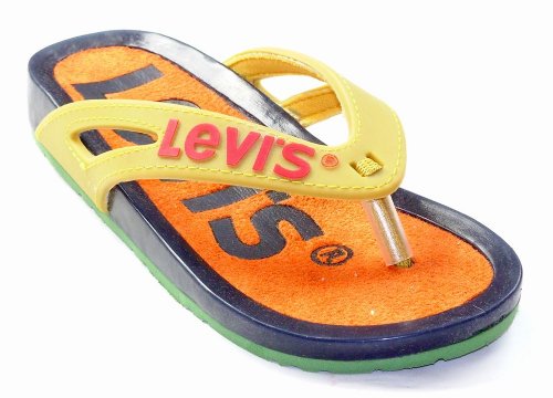 LEVI'S Unisex TOEPOST Slipper Red