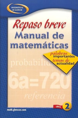 Quick Review Math Handbook: Hot Words, Hot Topics, Book 2, Spanish Student Edition (Spanish Edition)