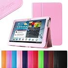 Fintie (Pink) Slim Fit Folio Case Cover for Samsung Galaxy Tab 2 10.1 inch Tablet