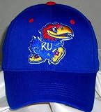 Kansas Jayhawks Wool Team Color One Fit Hat - B000BFLS78