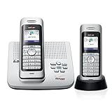 Verizon VZ-V300AM-2 DECT 6.0 Cordless Phone with Enhanced Features (Silver)