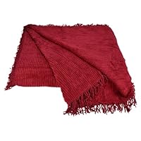 Textile and Linen Rural Charm Collection All Natural 100-Percent Cotton Chenille Twin Size Bedspread