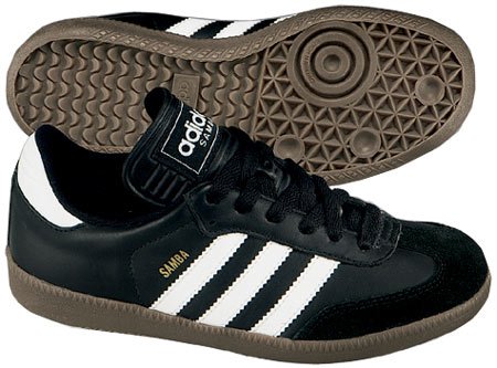 adidas Samba Classic Soccer Shoe (Toddler/Little Kid/Big Kid),Black/White,9.5 M US Toddler