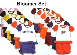 Childrens Collegiate Bloomer Set