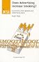 Does Advertising Increase Smoking?: Economics, Free Speech and Advertising Bans (Occasional Paper, 107)