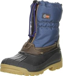 Vista Canada POLAR Winterstiefel Snowboots mit herausnehmbarem Thermo-TEX Innenschuh , Doppelgröße:41/42;Farbe:Blau