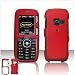 Soft RUBBER FEEL Red Case Cover for Brand LG LX260 LX-260 Rumor Protective Cell Phone Hard SNAP-ON