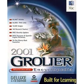Grolier 2001 Encyclopedia