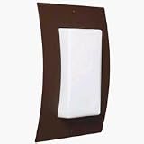 115 Outdoor Light Wall Fixture in Stainless Steel & Opal Glass