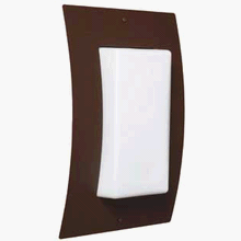 115 Outdoor Light Wall Fixture in Stainless Steel & Opal Glass