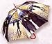 LAMPS BEAUTIFUL Fine Art Rain or Sun Umbrella--Rainy Day In Paris by Caillebotte--Exc...