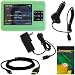 Bundle 5in1: Creative Zen X-fi - Green Silicone Skin Case, Car Charger, Wall/Travel Charger, USB Data Cable, and Screen Protector with Cleaning Cloth - Gizmo Dorks Special!