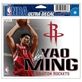 Houston Rockets Official Logo 4"x6" Ultra Decal Window Cling