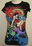 Celebrity Babe Womens Psychedelic Starlet Print T-Shirt