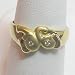 14K Elephant Heads Diamond Ring