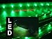 Wireless remote control Green Underbody undercar LED kits (wide angle 180 degrees) Car or Truck 4 Pc