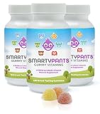 SmartyPants- The Total Vitamin Treat: Pediatrician-approved Gummy Multi-Vitamin with Omega 3 & Vitamin D: 3 Pack