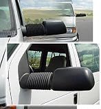 94-02 FORD ECONOLINE VAN e150 e250 e350 e450 TOW MIRROR (PASSENGER SIDE = DRIVER SIDE) VAN, Power w/turn signal, Replaces stock mirrors, One Set (LH & RH), extends up to 21 out (1994 94 1995 95 1996