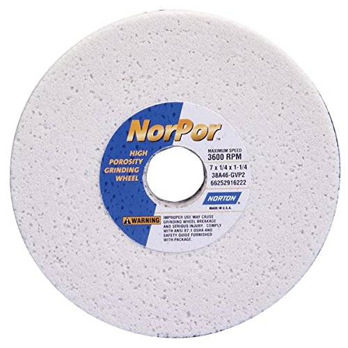 NORTON 7X1X1.25'' 38A60GVP2'' 05 NORPOR NORTON