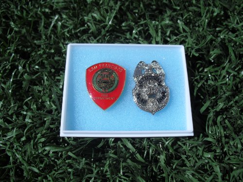San Francisco Fire Department Pin Set Police SFFD