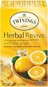 Twinings Revive Herbal Tea, Lemon & Chinese Ginger, 1.06-Ounce Boxes (Pack of 6)
