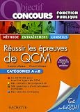 Revue Hachette Education  / Réussir les épreuves de QCM : Fonction publique, Catégories A et B
