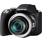 51CTP0I3zmL. SL160  Olympus SP 590UZ 12MP Digital Camera with 26X Wide Angle Optical Dual Image Stabilized Zoom and 2.7 inch LCD