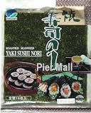 Yaki - Seaweed Sushi Nori for Sushi or Hand Roll - (1 Bag X10 Full Sheets) - 1.0 Oz