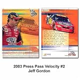 Press Pass Velocity '03 Jeff Gordon Card