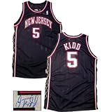 Jason Kidd Hand Signed Blue NJ Nets Jersey at Steiner Sports