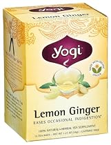 Yogi Tea Lemon Ginger, Tea Bags, 16-Count Boxes (Pack of 6)  [Amazon Frustration-Free Packaging]