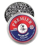 Crosman Premier .22 Cal, 14.3 Grains, Hollowpoint, 500ct
